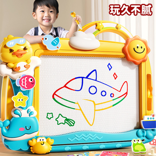 儿童画板家用磁性写字板涂鸦玩具婴消除幼儿1一2岁宝宝画画手绘板