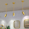 金色服装店吊杆射灯网红创意，橱窗灯餐厅，火锅店工作台展厅吧台灯具