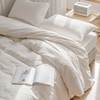 法式轻奢高级感丨四件套纯棉，全棉白色床单被套，简约现代奶油风床品