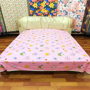 纯棉宽幅加密幼儿园用面料斜纹全棉学生动漫床单被套儿童床品布料