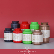 二两装圆形茶叶罐铁罐红茶，绿茶通用包装盒金属，马口铁盒可定制