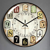 欧式复古挂钟客厅现代简约钟表，家用时尚2024静音时钟挂墙装饰