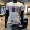 ckjeans24夏季男女情侣，性休闲纯棉印花透气圆领，打底短袖t恤