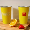 麦当劳变色杯新加坡可口可乐联名款水杯可乐杯铝杯遇冷变色啤酒杯