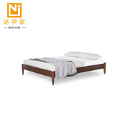 日式全实木榻榻米床1.5米1.8米无床头床现代简约卧室橡木蜡油