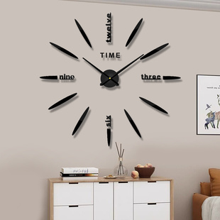 约创意挂钟居家客厅装饰艺术创意墙贴挂钟