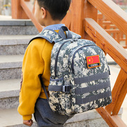 战术书包男生小学生1-3-5-6年级男儿，童超轻便减负战术，迷彩双肩包2