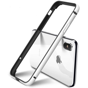 适用苹果iphone11硅胶金属边框xr散热透气保护套xsmax防摔x全包边，11pro个性创意简约纯色手机壳