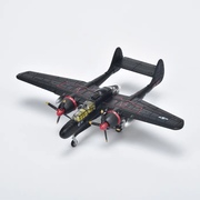 1 144合金二战飞机玩具模型P61黑寡妇夜间战斗机二战模型飞机迷你