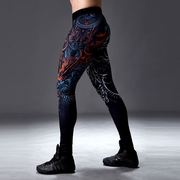 紧身裤男士健身长裤速干训练跑步运动高弹力(高弹力)压缩篮球健美打底裤子