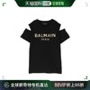 香港直邮Balmain 露肩logo印花T恤 BS8A11Z0057