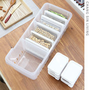 冰箱保鲜盒套装水果蔬菜肉，收纳盒饺子盒韩国进口塑料，透明食物盒