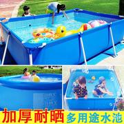 支架儿童游泳池家用成人超大号宝宝游泳池户外折叠大型宠物洗澡池