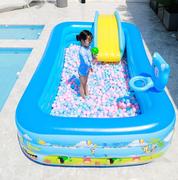游泳池家用大人大型充气玩具，小学生加厚加固儿童城堡，户外方形的