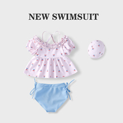 儿童泳衣女童宝宝分体吊带公主，裙可爱游泳衣，小女孩洋气温泉泳装