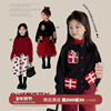 奶油kids童装女童针织开衫2023冬季韩系时髦儿童加厚毛衣外套