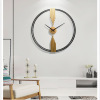现代时尚艺术挂钟家用静音创意，时钟西班牙客厅玄关，简约壁饰大钟表
