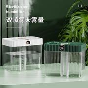 透明加湿器5l大容量双喷口，遥控香薰办公卧室加湿器定制