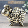 金属工艺品儿童欧式创意绵羊储钱罐个性，可爱生肖存钱罐