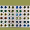 手工羊毛毡仿眼猫眼珠配件，动物眼珠diy动物瞳孔实用176-199号
