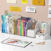 书架简易桌上置物架儿童组合书桌面收纳学生简约现代用宿舍小书柜