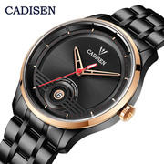 品牌手表防水士时尚男士机械表手表商务CADISEN卡迪森不锈钢