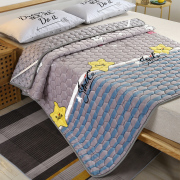 冬天季法兰绒床单单件珊瑚绒毛毯，加厚毯子床，上用铺床学生宿舍单人