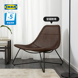 IKEA宜家RADVIKEN洛维根单人沙发扶手椅现代简约休闲椅极简单椅