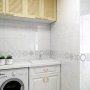 黑白简约不透明卫生间浴室腰线贴纸厨房防水遮丑自粘花砖墙贴装饰