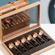 高档太平猴魁茶叶包装盒，玻璃罐太平猴魁1915礼盒空盒专版定制