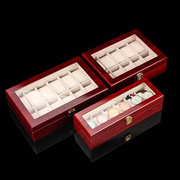 高档欧式实木质手表收纳盒精美腕表手链整理收藏盒包装首饰展