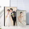 水晶婚纱照相册本相框，挂墙纪念册洗结婚照，做成高端照片书精修入册