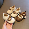 巴拉巴柆韩系韩系女宝宝鞋子1一2岁小童春款软底婴儿公主学步幼儿