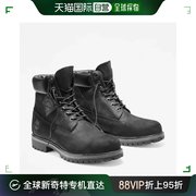 韩国直邮timberland男士6寸经典，款黑色军靴10073