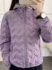 韩国粉色羽绒服女短款连帽廓形秋冬季羽绒上衣，时尚百搭轻薄款外套