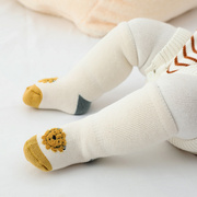 麒婧婴儿袜子秋冬季男女宝宝加厚保暖中长筒袜婴幼儿童冬天地板袜