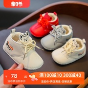 婴儿棉鞋冬加绒0-1岁男宝宝学步鞋软底秋冬加厚保暖6不掉八个月12