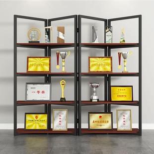铁艺定制多功能展示架荣誉墙展示架隔断架合格证商用展示柜陈列柜