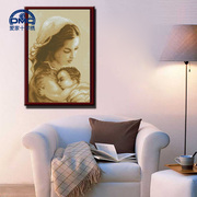 dmc十字绣专卖大幅客厅，卧室大画人物，系列母子图精准印花