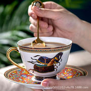 欧式骨瓷咖啡杯套装英式下午茶陶瓷杯碟制定