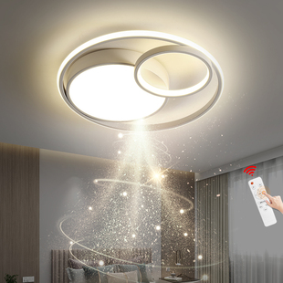 led吸顶灯现代简约大气圆形客厅，灯2023年主卧室阳台过道灯具