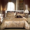 美式床上用品四件套高档欧式贡缎，提花床品别墅，样板房间田园风