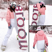 滑雪服女套装防水衣服2022冬单板雪服男大码专业情侣双板装备