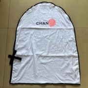 小香防尘袋CHAN*L蝴蝶结纯棉袋子棉纱袋大衣外套防尘罩