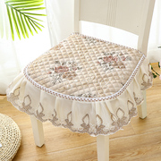 欧式餐椅垫套装防滑高档四季家用布艺椅子坐垫套罩可拆洗夏季