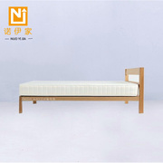 纯实木橡木床环保，1.8米1.5米现代简约卧室，家具北欧日式双人床
