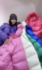 韩版学生糖果色冬季加厚保暖短款连帽羽绒棉棉服外套女小个子
