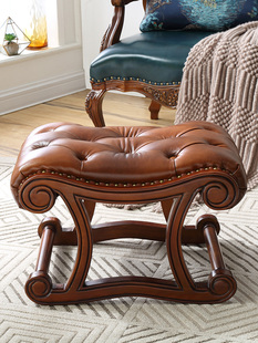 美式实木换鞋凳摇椅凳北美黑胡桃木，长凳床尾凳，卧室家用餐桌长凳子
