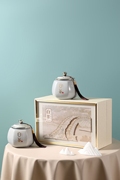 陶瓷内罐礼盒高端包装茶叶盒，3d双瓷白茶，黄金芽空礼盒一箱8套