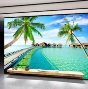 自然风景海景地中海3d立体大型大海壁画墙布客厅电视背景墙纸壁纸
